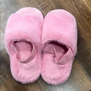 Fluffy Pink Slippers